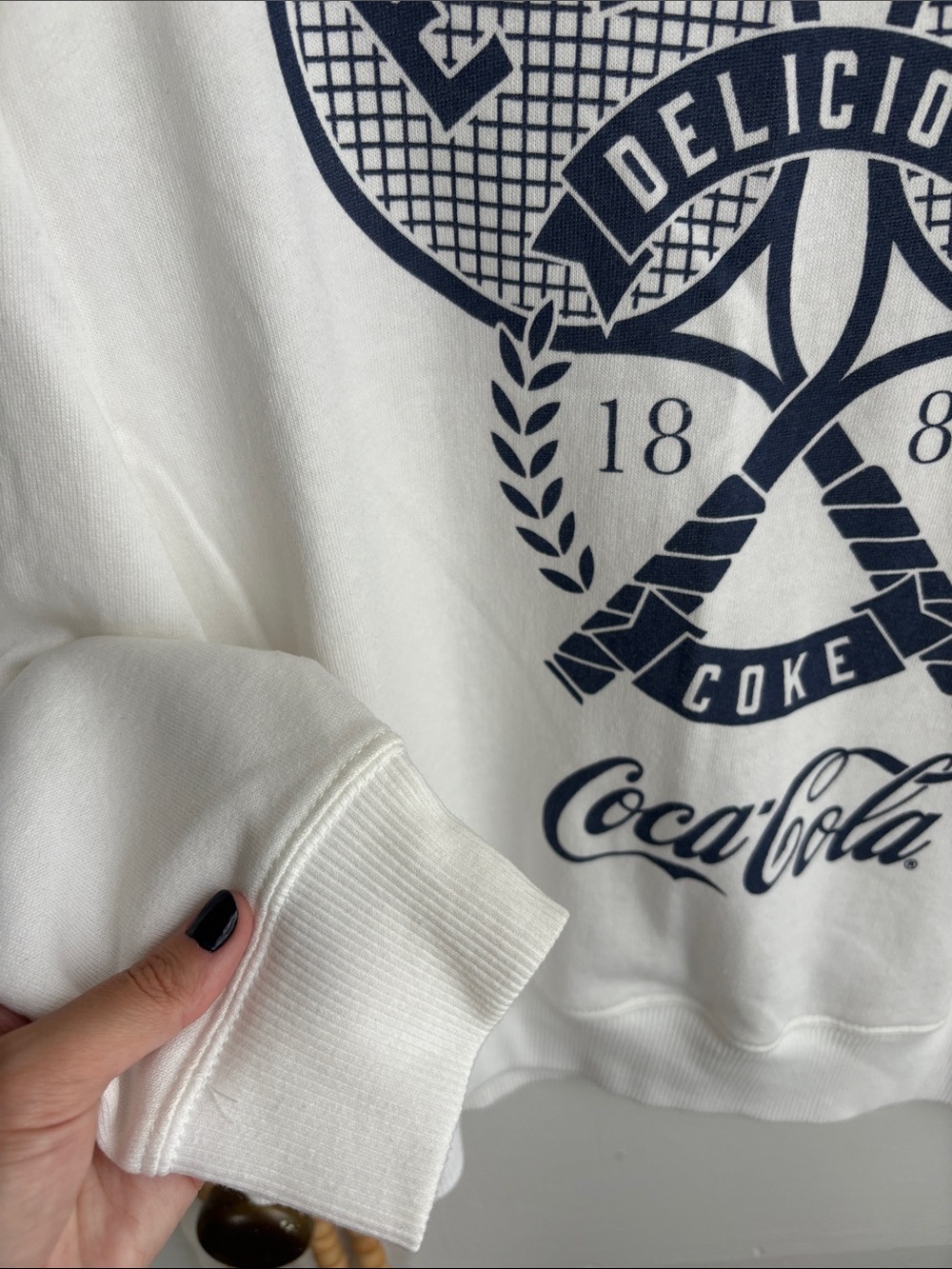 WILDFOX x COCA COLA | Enjoy Delicious Coke Sommers Sweatshirt - Picture 4 of 9